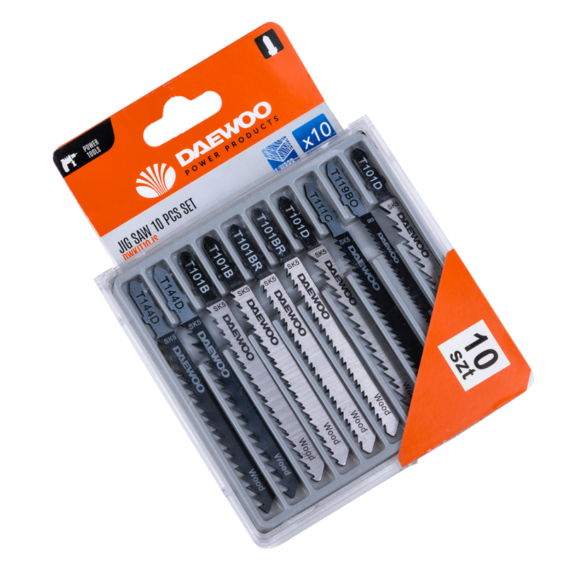 DWKIT10js 10db-os fűrészlap szett fához